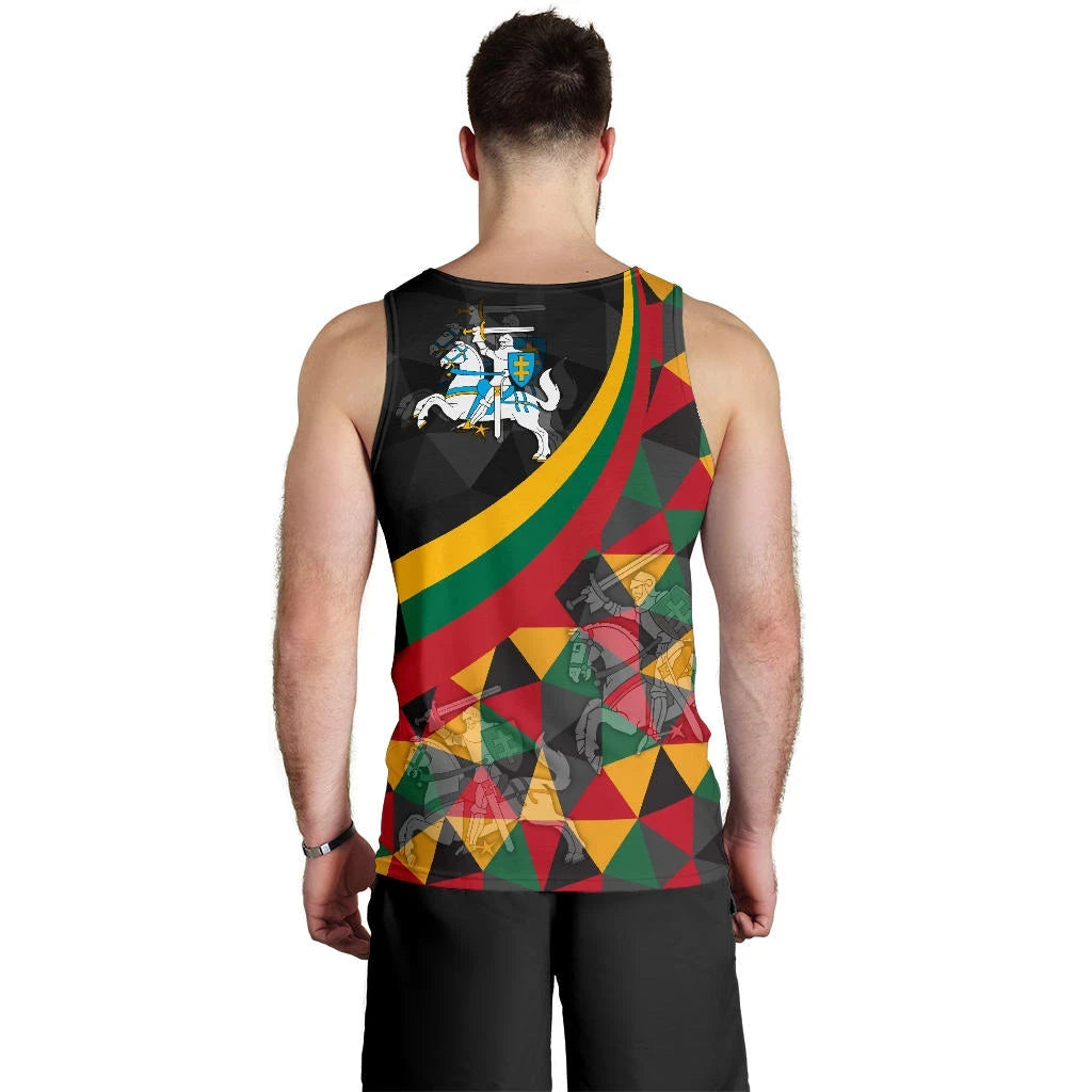 lithuania-mens-tank-top-lithuania-coat-of-arms-with-flag-color