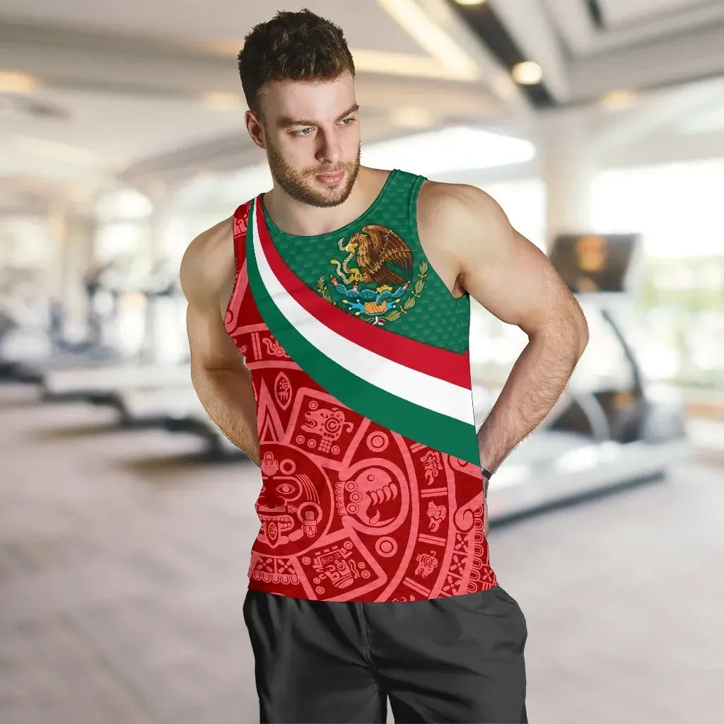 mexico-mens-tank-top-mexico-coat-of-arms-with-aztec-patterns