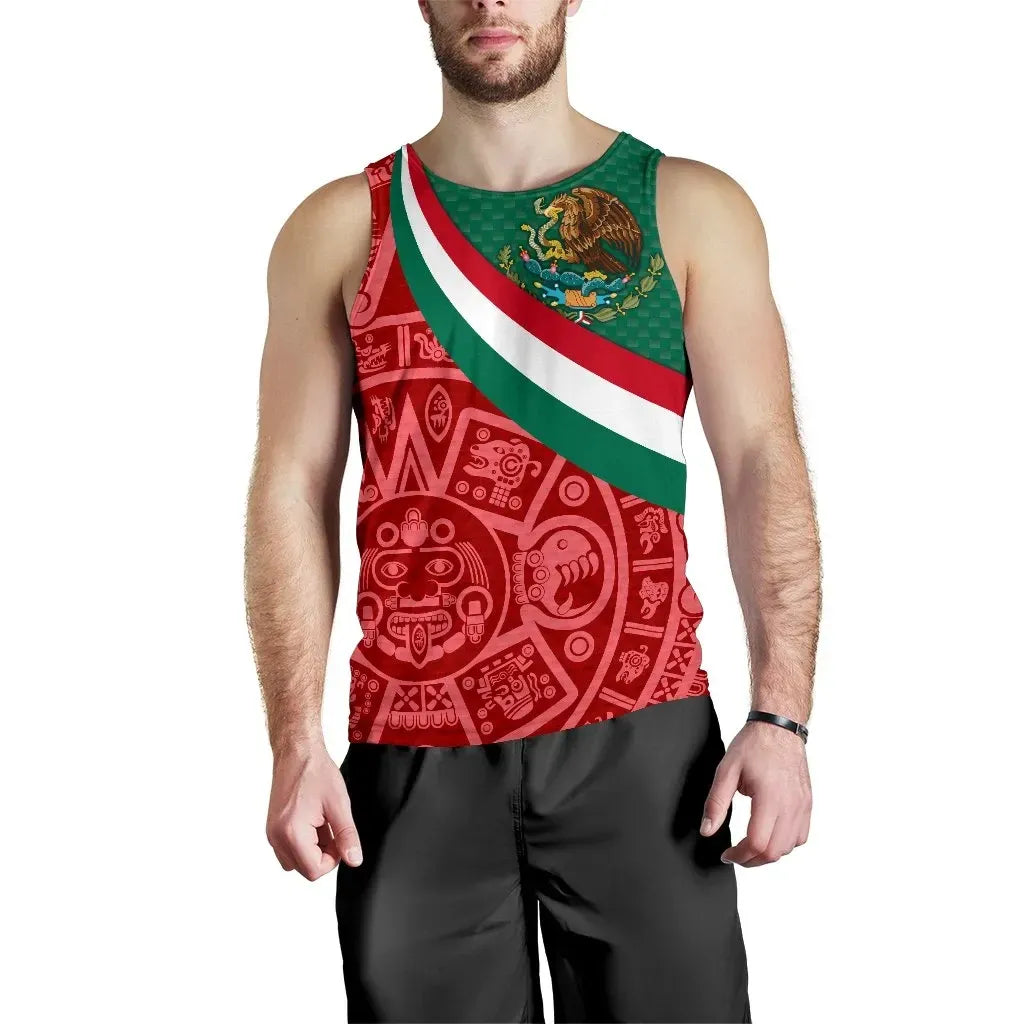 mexico-mens-tank-top-mexico-coat-of-arms-with-aztec-patterns