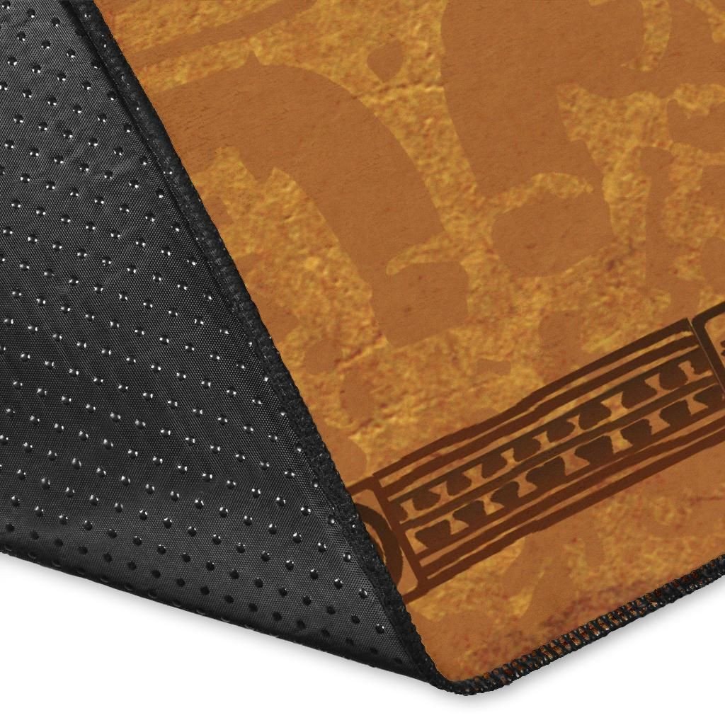 Mexico Area Rug Maya Coat Of Arms Vintage RLT13 - Wonder Print Shop