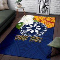The Philippines Personalised Area Rug Filipino Sampaguita RLT6 - Wonder Print Shop
