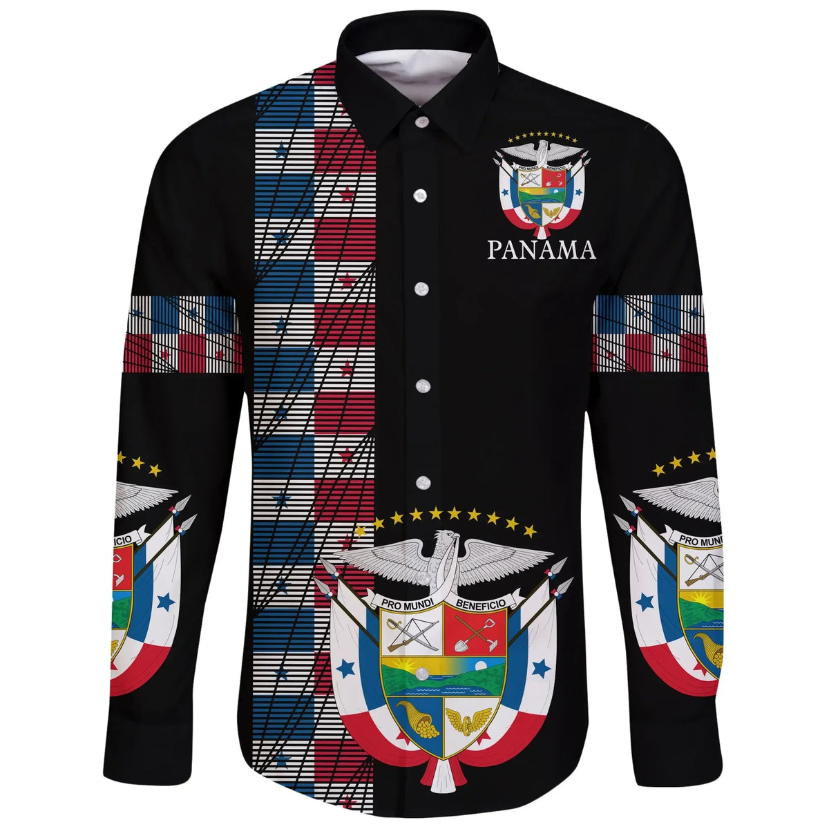 Panama United Long Sleeve Button Shirt RLT13 - Wonder Print Shop