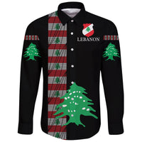 Lebanon - United Long Sleeve Button Shirt RLT6 - Wonder Print Shop