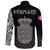 Viking Long Sleeve Button Shirt Denmark Coat Of Arms RLT13 - Wonder Print Shop