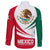 Mexico Long Sleeve Button Shirt Coat Of Arms Bincjou RLT13 - Wonder Print Shop