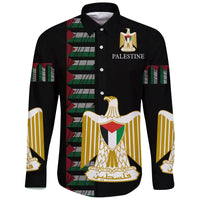 Palestine United Long Sleeve Button Shirt RLT13 - Wonder Print Shop