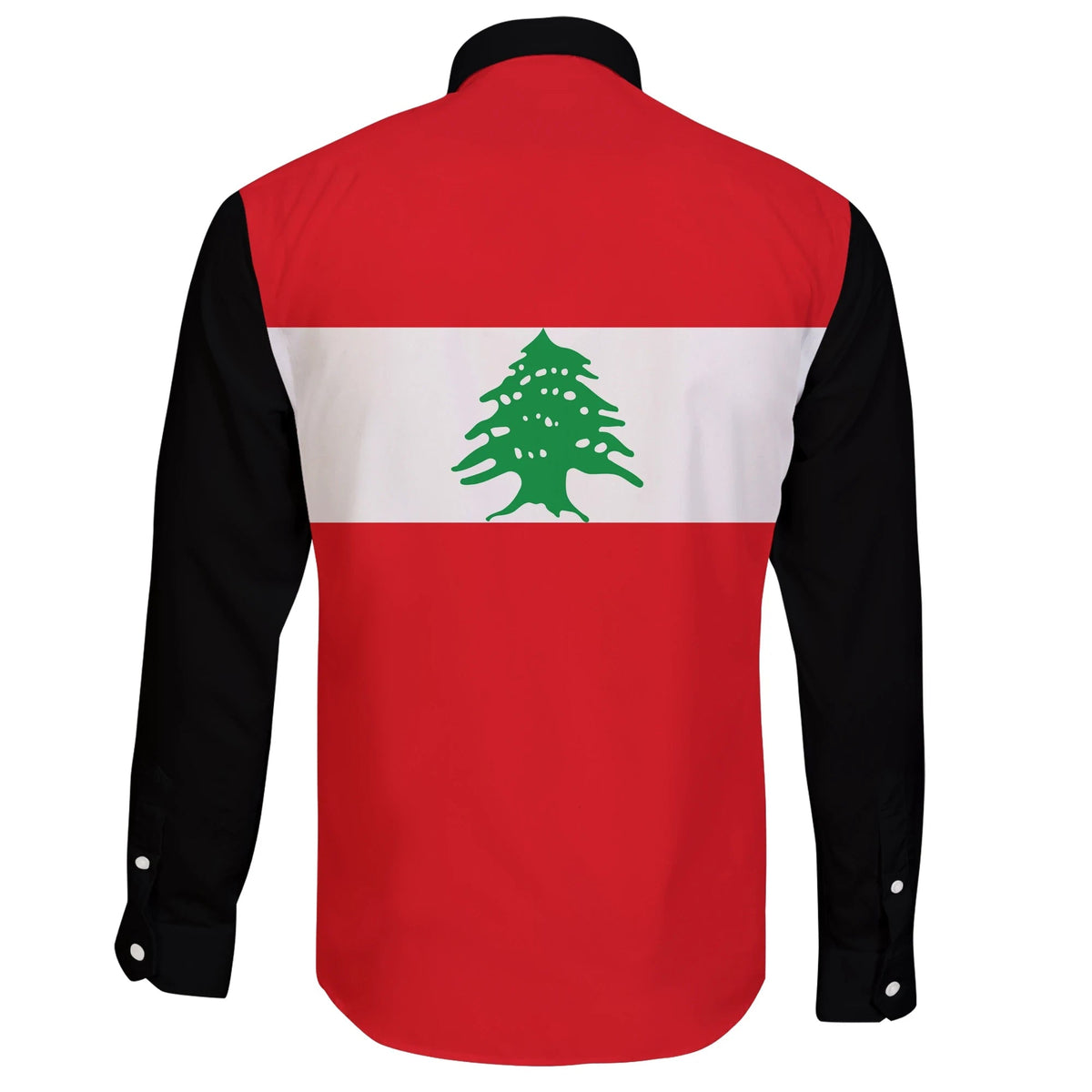 Lebanon Long Sleeve Button Shirt RLT6 - Wonder Print Shop