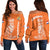 Netherlands Off Shoulder Sweater Koningsdag Day RLT7 - Wonder Print Shop