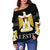 Palestine, United Women's Off Shoulder Sweater RLT13 - Wonder Print Shop