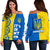Ukraine DNA Off Shoulder Sweater RLT7 - Wonder Print Shop