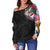 Best Koi Fish Tattoo Style Off Shoulder Sweater RLT8 - Wonder Print Shop