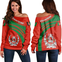 Afghanistan Coat Of Arms Shoulder Sweater Cricket RLT8 - Wonder Print Shop
