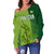 Pakistan Cricket Women's Off Shoulder Sweater Markhor RLT13 - Wonder Print Shop