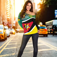 Mozambique Off Shoulder Sweater Road to Hometown RLT7 - Wonder Print Shop
