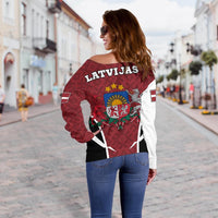 Latvia Sweater Shoulder Active RLT6 - Wonder Print Shop
