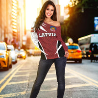 Latvia Sweater Shoulder Active RLT6 - Wonder Print Shop