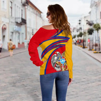 Armenia Off Shoulder Sweater RLT8 - Wonder Print Shop