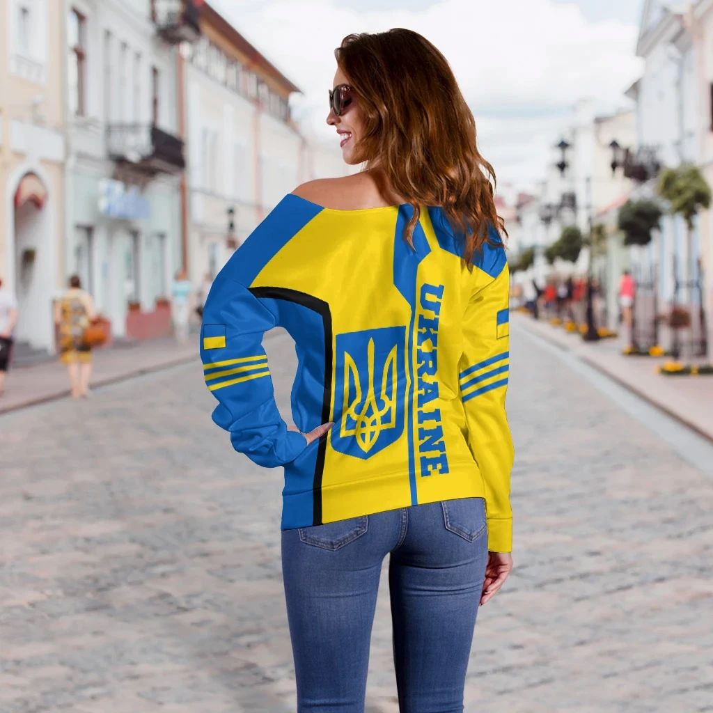 Ukraine Off Shoulder Sweater New Platform RLT7 - Wonder Print Shop