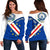 Cabo Verde Off Shoulder Sweater - Cabo Verde Flag And Coat Of Arms RLT7 - Wonder Print Shop