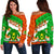 Niger Women Off Shoulder Sweater Sporty Style RLT8 - Wonder Print Shop