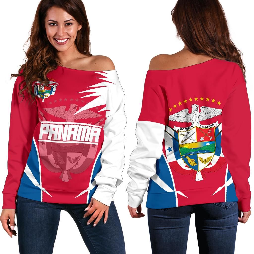 Panama Off Shoulder Sweater Active RLT13 - Wonder Print Shop