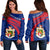Liechtensteins Coat Of Arms Shoulder Sweater Cricket RLT6 - Wonder Print Shop