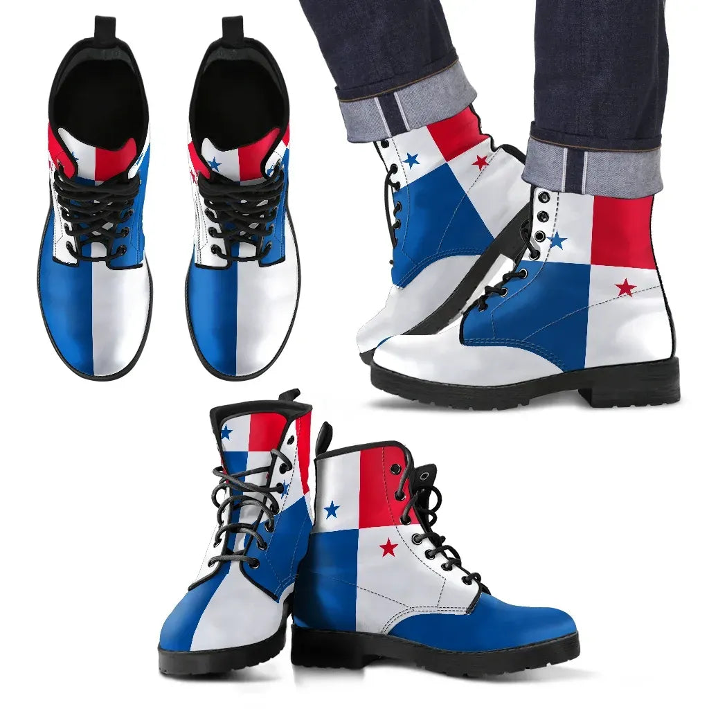 Panama Leather Boots Original Flag RLT13 - Wonder Print Shop