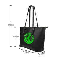 Colombia Coat Of Arms Leather Tote Bag RLT7 - Wonder Print Shop