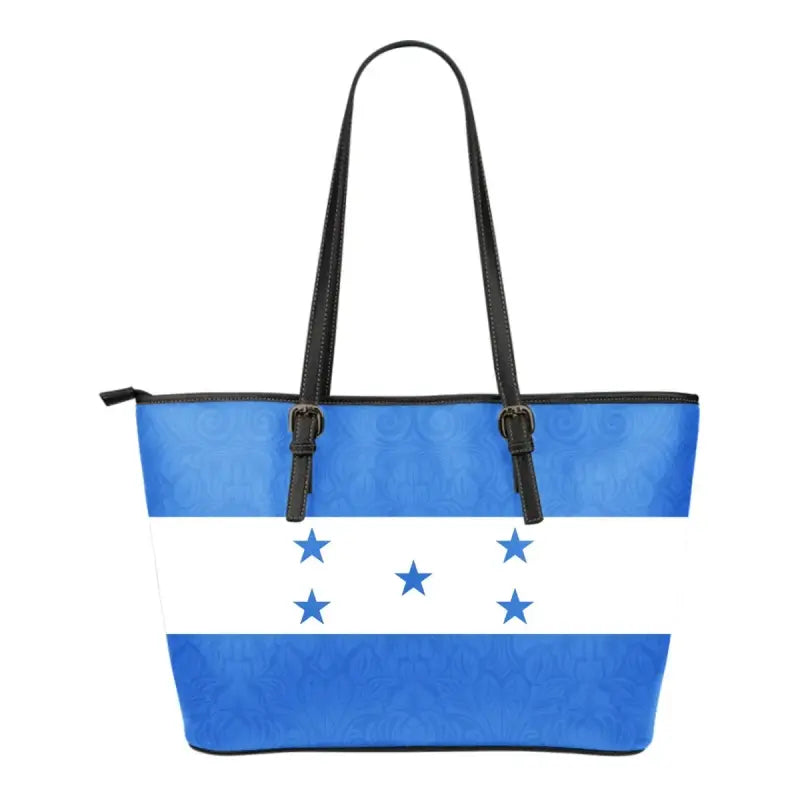 Honduras Bag - Honduras Flag Leather Tote Bag RLT8 - Wonder Print Shop