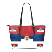 Kingdom Of Serbia Bags - Leather Totes Flag RLT7 - Wonder Print Shop