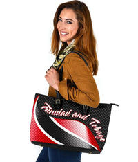 Trinidad and Tobago Leather Tote Bag Trinidad and Tobago Flag RLT6 - Wonder Print Shop