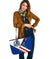 Cabo Verde Larg Leather Tote Bag - Cabo Verde Flag And Coat Of Arms RLT7 - Wonder Print Shop