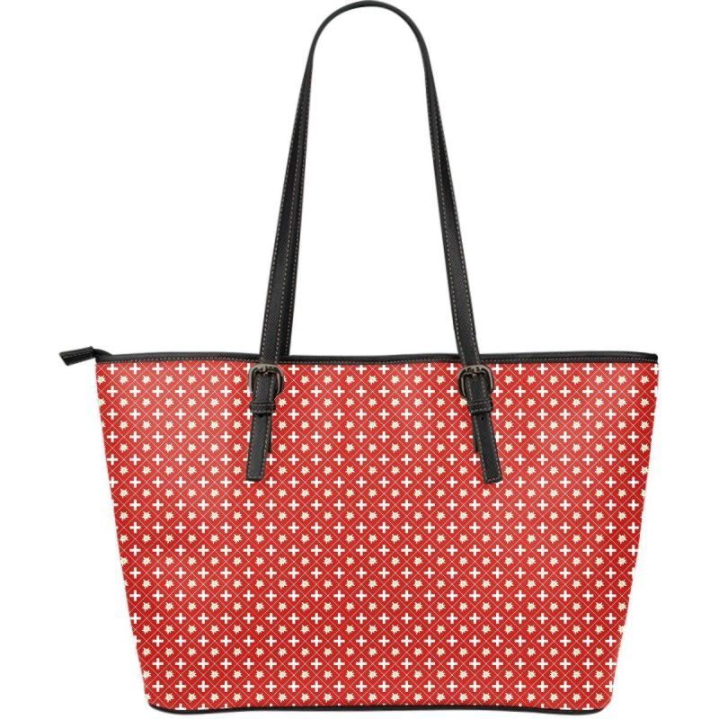 Switzerland Leather Tote Bag RLT13 - Wonder Print Shop