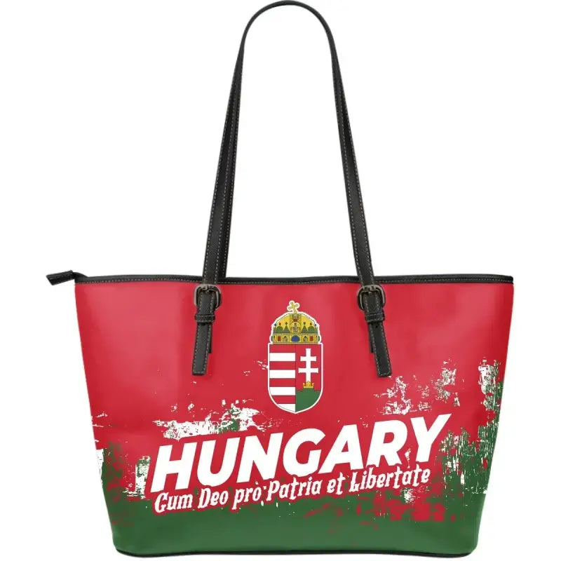 Hungary Leather Tote Bag - Smudge Style RLT8 - Wonder Print Shop