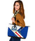 Cabo Verde Larg Leather Tote Bag - Cabo Verde Flag And Coat Of Arms RLT7 - Wonder Print Shop