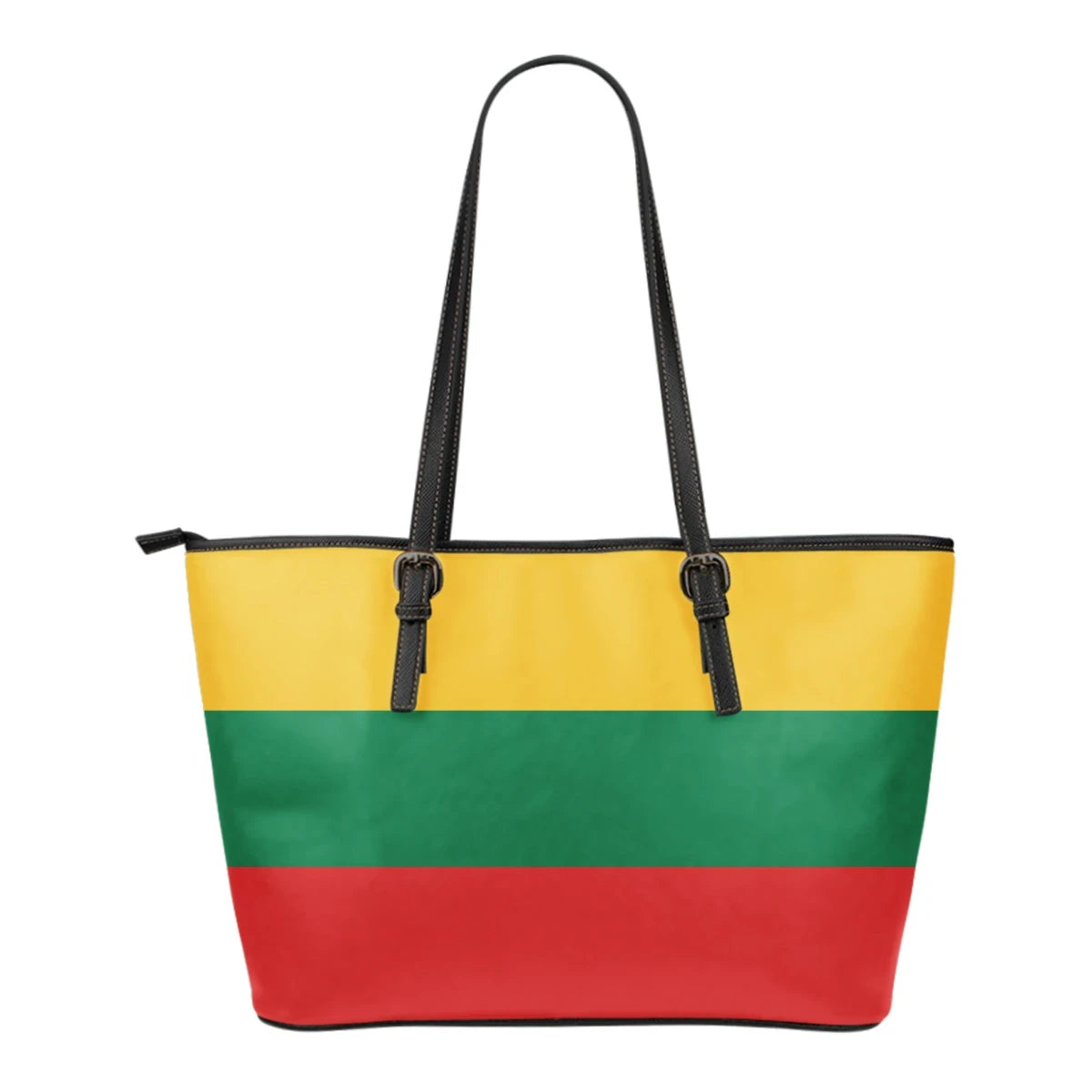 Lithuania - Lietuva Flag Leather Tote Bag RLT6 - Wonder Print Shop