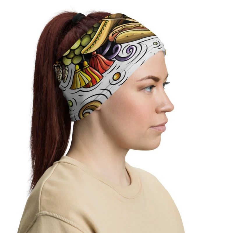 chile-neck-gaiter-cartoon-symbols