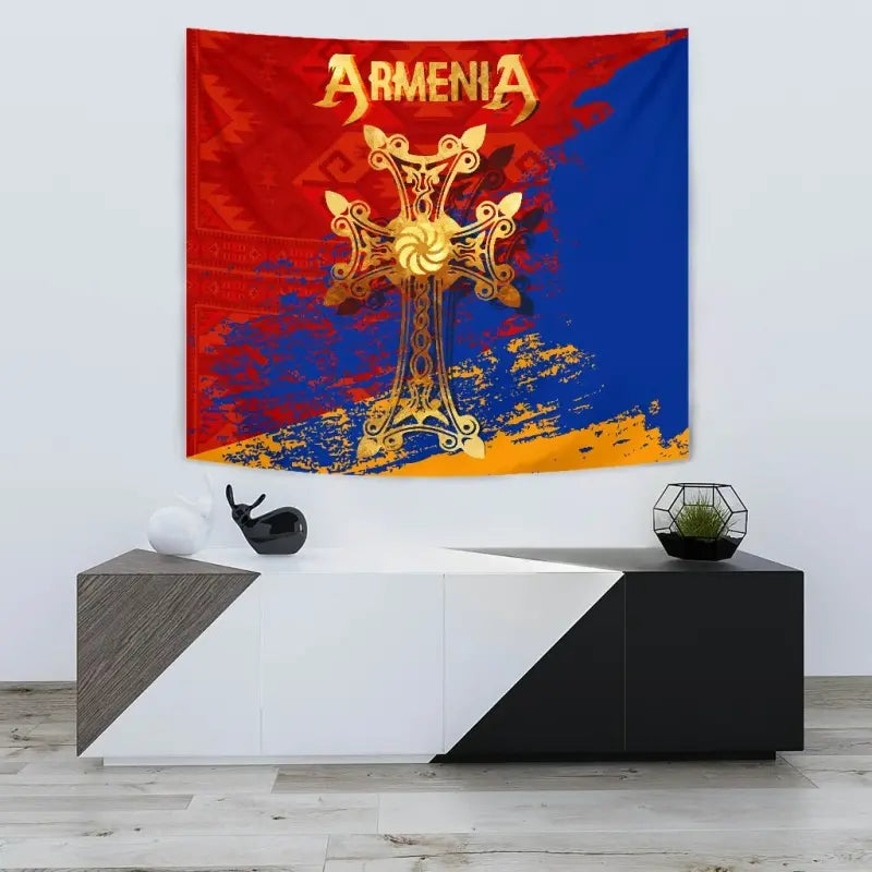 Armenia Khachkar, Armenian Cross Special Tapestry RLT8 - Wonder Print Shop