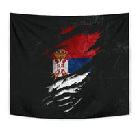 Serbia In Me Tapestry Special Grunge Style RLT7 - Wonder Print Shop