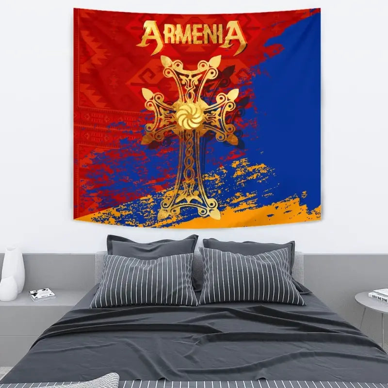Armenia Khachkar, Armenian Cross Special Tapestry RLT8 - Wonder Print Shop