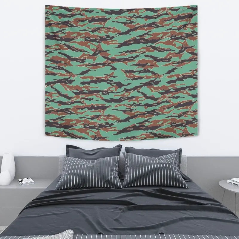 Army Guyana Tiger Stripe Camouflage Seamless Tapestry RLT8 - Wonder Print Shop