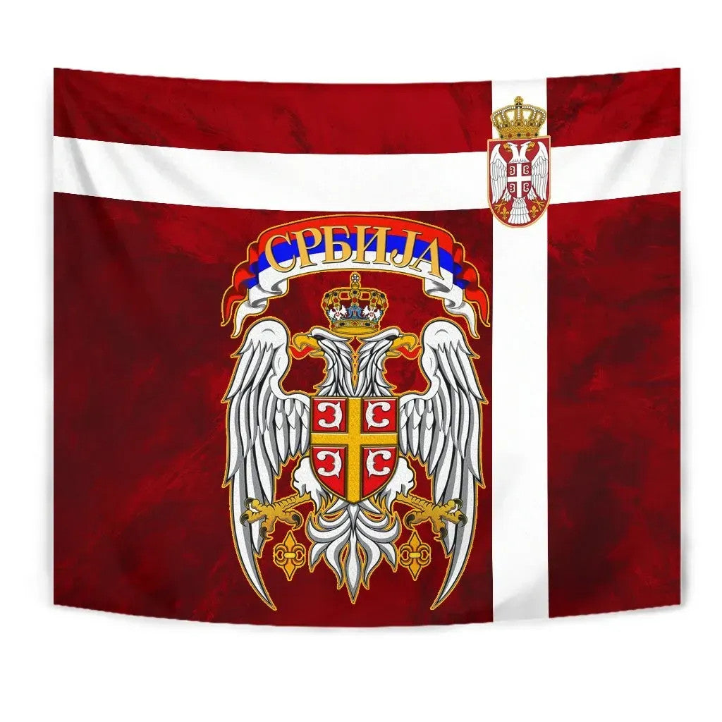 Serbia Tapestry Best Serbian Eagle Tattoo RLT7 - Wonder Print Shop
