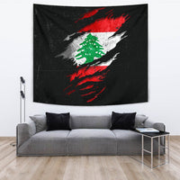 Lebanon In Me Tapestry - Special Grunge Style RLT6 - Wonder Print Shop