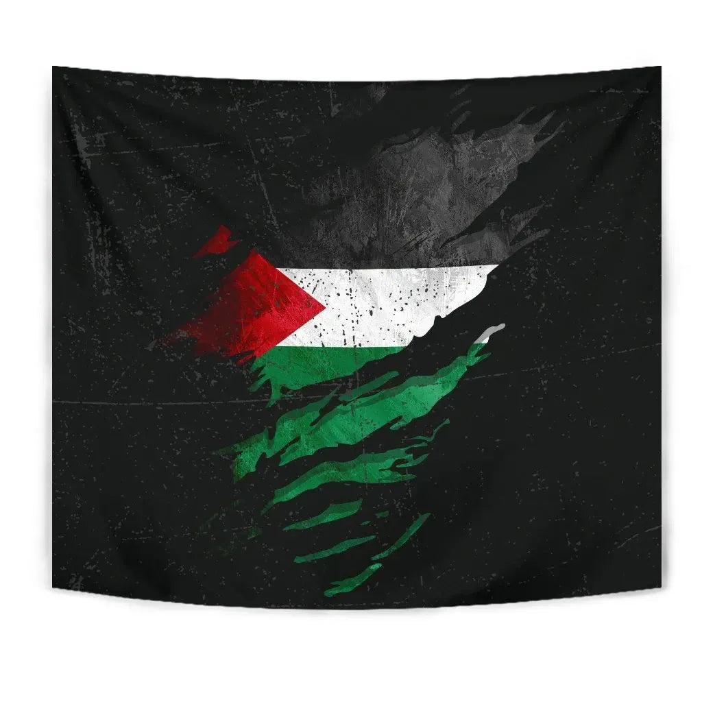 Palestine In Me Tapestry Special Grunge Style RLT13 - Wonder Print Shop