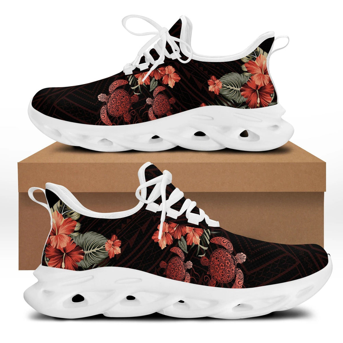 polynesian-footwear-hawaii-turtle-hibiscus-polynesian-clunky-sneakers-tina-style