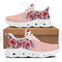 polynesian-footwear-hawaii-pink-hibiscus-falling-petals-clunky-sneakers-glamour-style