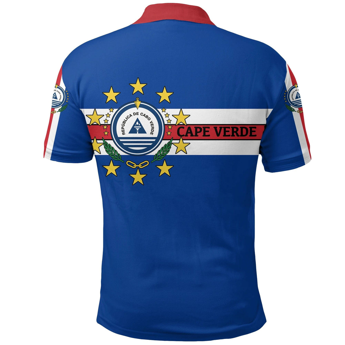 Cape Verde Flag Simple Style Polo Shirt LT20 - Wonder Print Shop