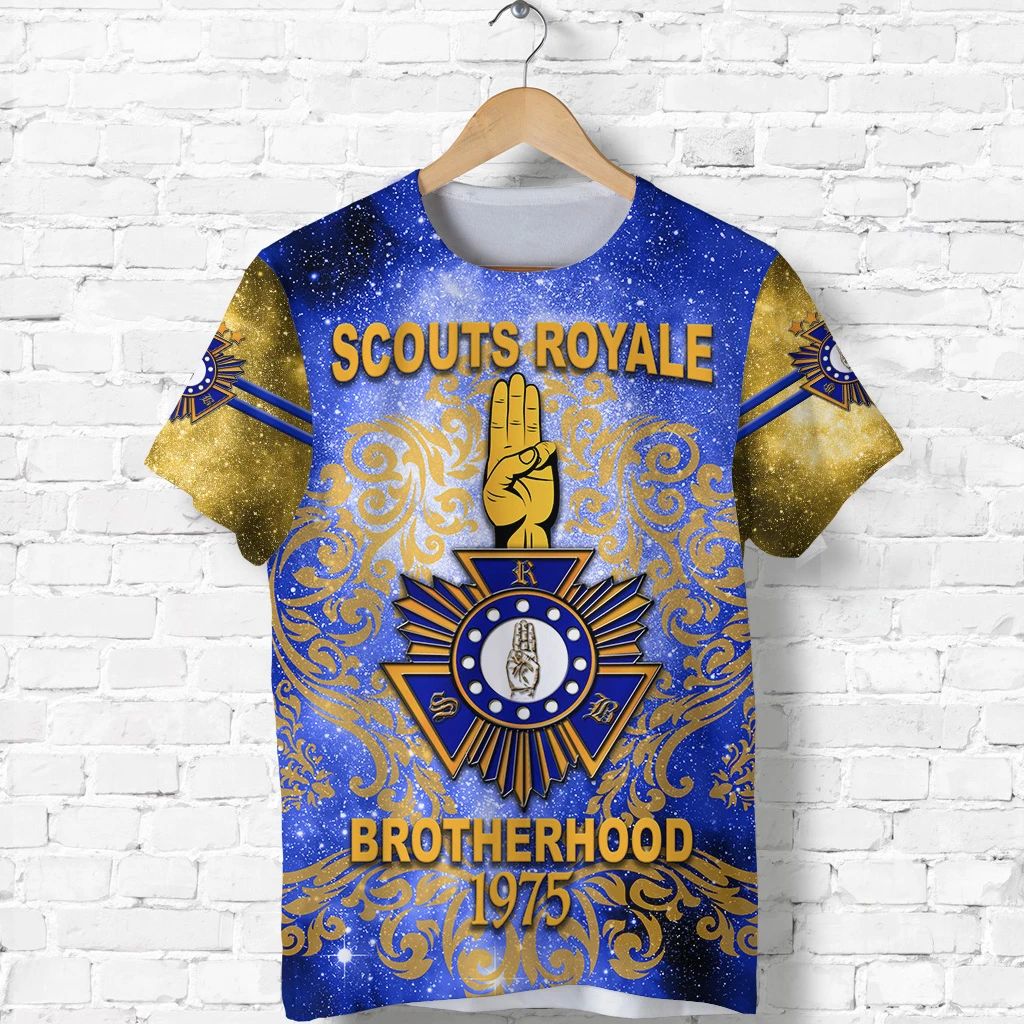 Scouts Royale Brotherhood SRB T Shirt Unique Version Blue LT8 - Wonder Print Shop