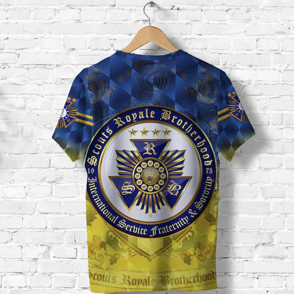 Scouts Royale Brotherhood SRB T Shirt Original Style Blue LT8 - Wonder Print Shop