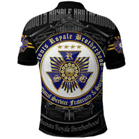 Scouts Royale Brotherhood SRB Polo Shirt Original Style Black LT8 - Wonder Print Shop